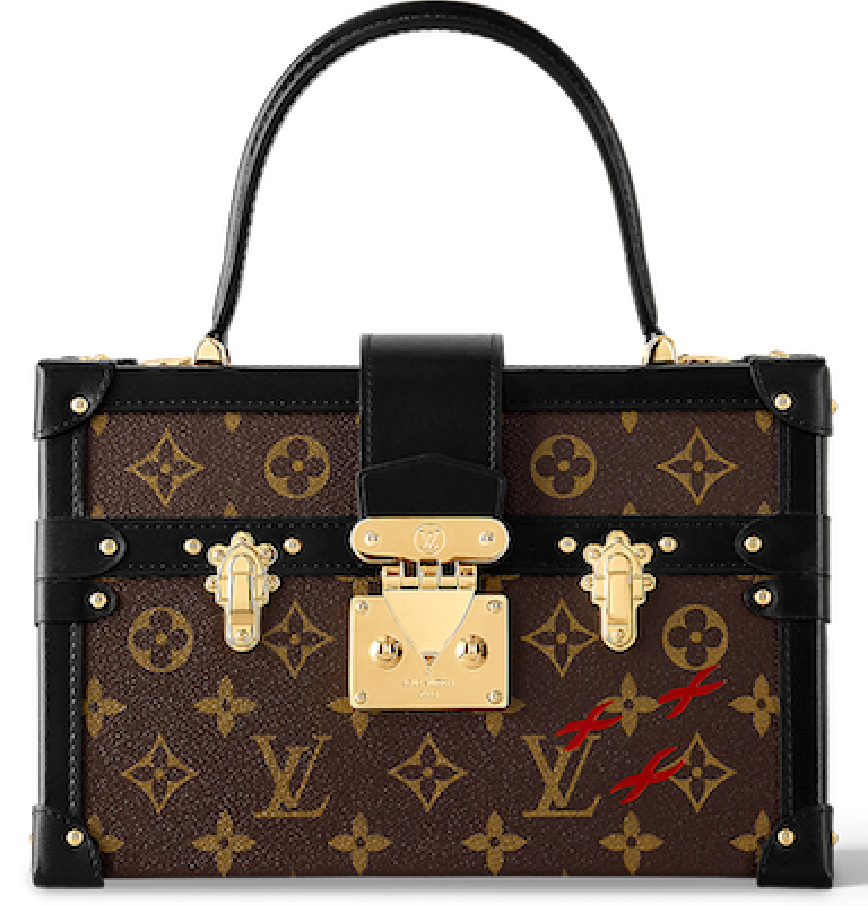 Louis Vuitton Petite Malle Bag Monogram Nice Bag #28 Louis Vuitton Petite Malle Bag Monogram Nice Bag