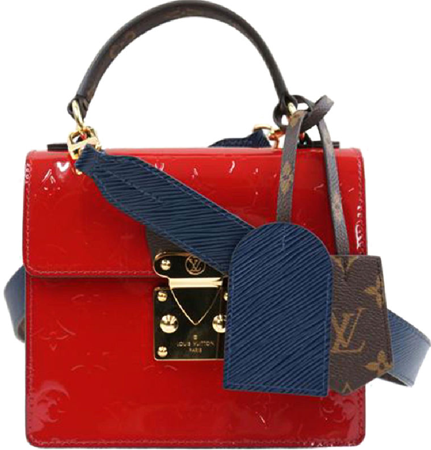  Túi Nữ Louis Vuitton Spring Street Monogram Vernis 'Scarlet Red' 