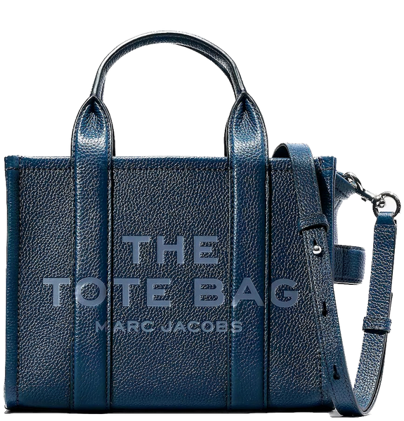  Túi Nữ Marc Jacobs Leather Small Tote Bag 'Blue Sea' 