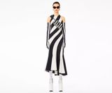  Túi Nữ Marc Jacobs Striped Snapshot 'Black White' 