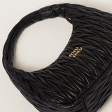  Túi Nữ Miu Miu Wander Matelassé 'Black' 
