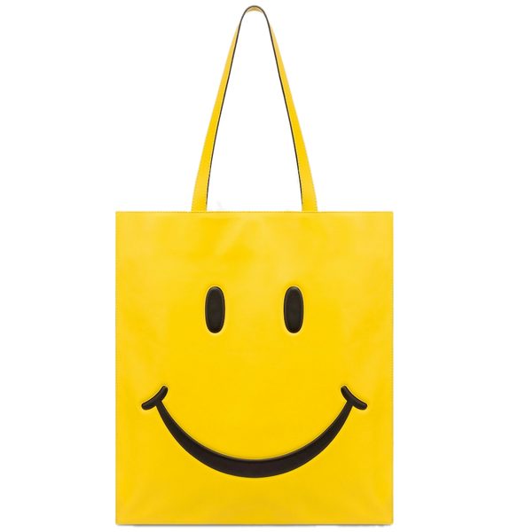  Túi Nữ Moschino Shopper Nappa Smiley 'Yellow' 