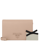  Túi Nữ Prada Saffiano Lux Mini 'Pink Beige' 