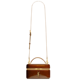  Túi Nữ Saint Laurent Gaby Vanity Bag 'Chataigne' 