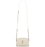  Túi Nữ Saint Laurent Gaby Zippered Pouch 'Blanc' 