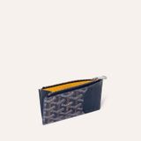  Ví Goyard Bourbon Zipped Card Holder 'Navy' 