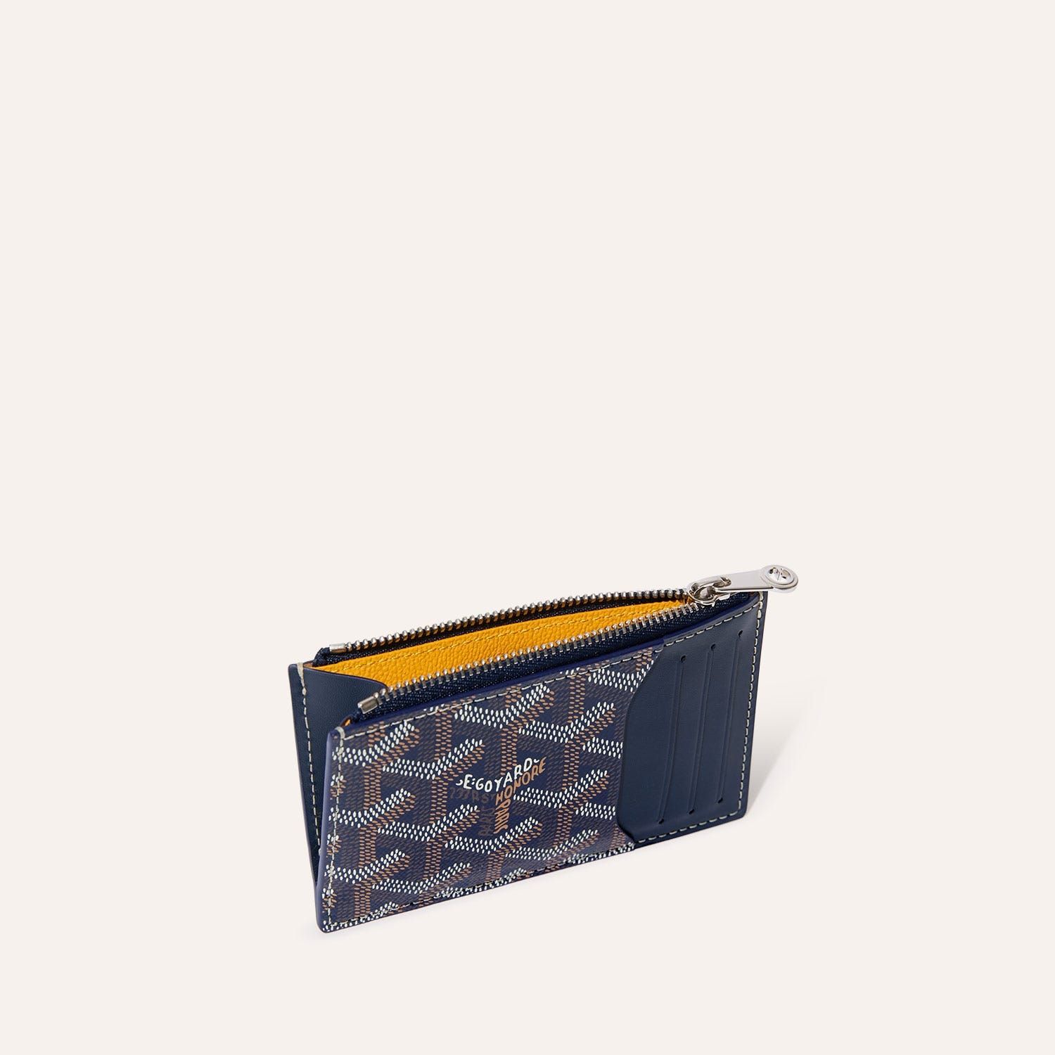  Ví Goyard Bourbon Zipped Card Holder 'Navy' 