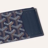  Ví Goyard Bourbon Zipped Card Holder 'Navy' 