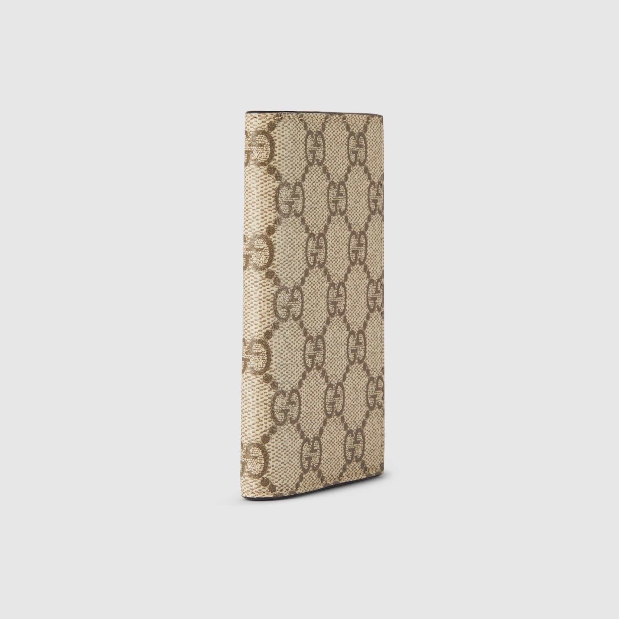  Ví Gucci GG Emblem Bi-fold Card Case 'Beige' 