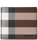  Ví Nam Burberry Check and Leather Bifold Wallet 'Brown' 