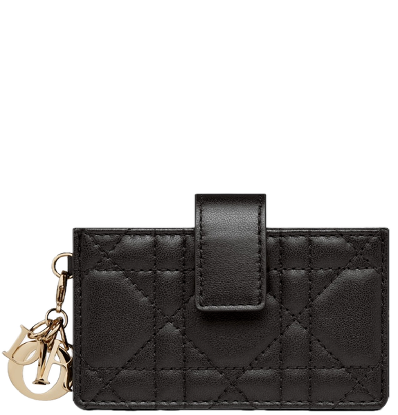  Ví Nữ Dior Lady Dior 5-gusset Card Holder 'Black' 