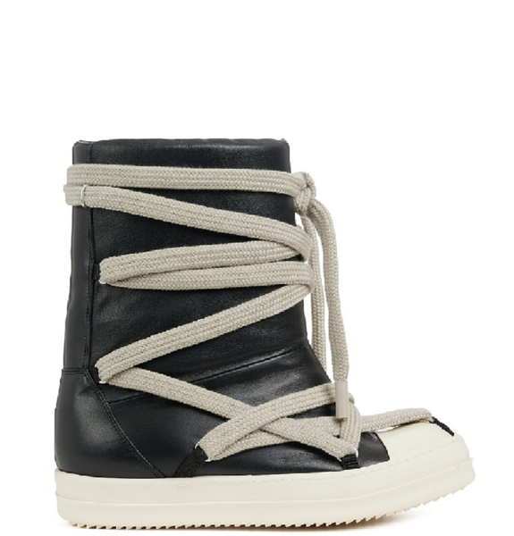  Giày Rick Owens Nữ Fw22 Strobe Jumbo Puffer 'Black White' 