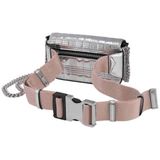  Túi Burberry Chain Strap Quilted Metallic Lola Bum Bag 'Silver' 
