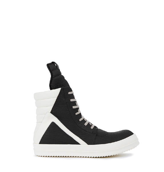  Giày Rick Owens Nam Fogachine Geobasket 'Black White' 