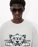  Áo Kenzo Happy Tiger 'Grey' 