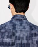  Áo Kenzo Weave Shirt 'Navy' 