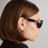  Kính Gucci GG Sunglasses 'Black' 