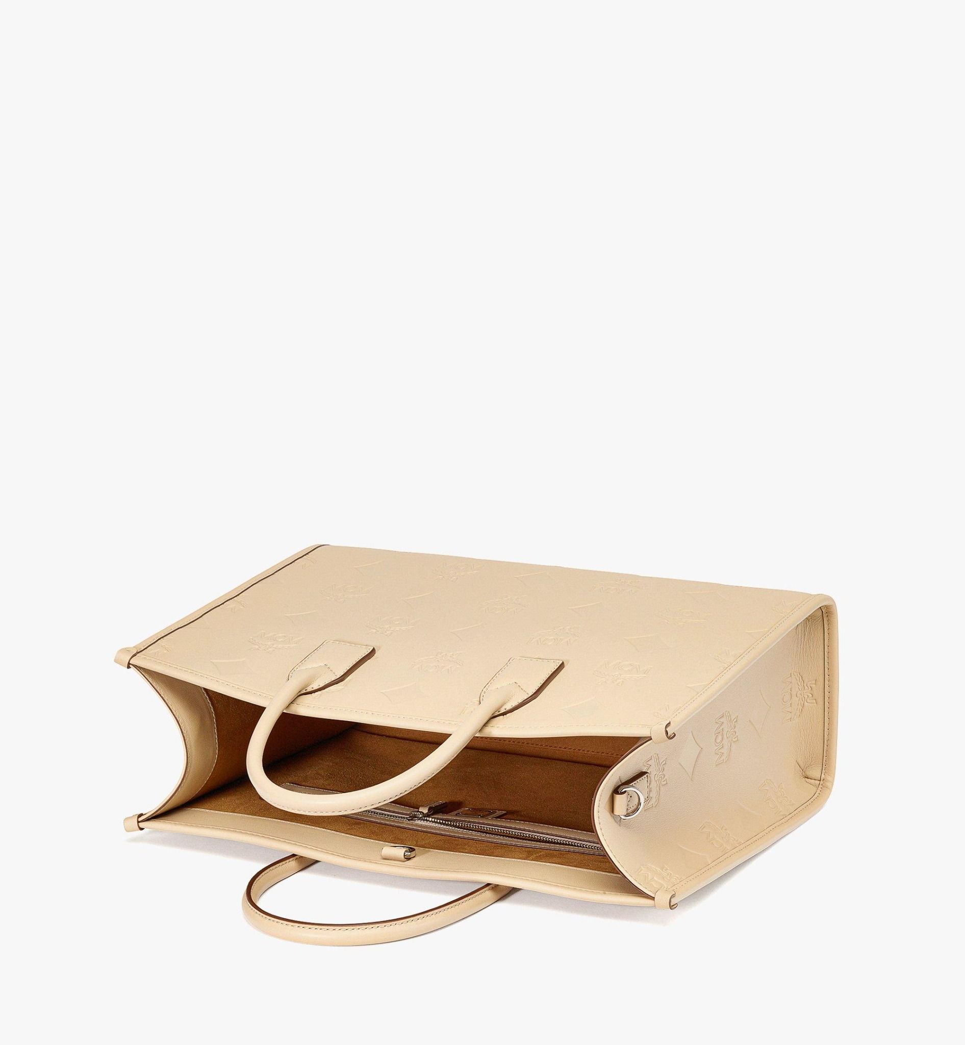  Túi MCM München Tote 'Beige' 