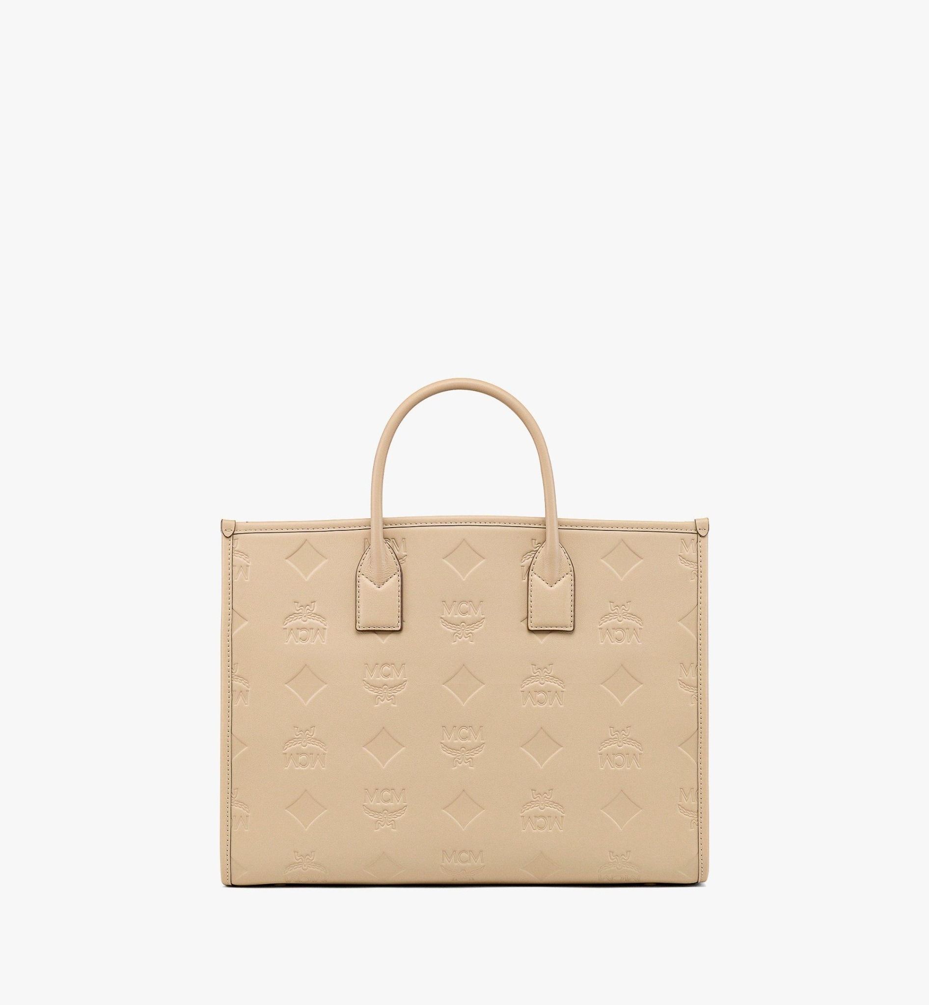  Túi MCM München Tote 'Beige' 