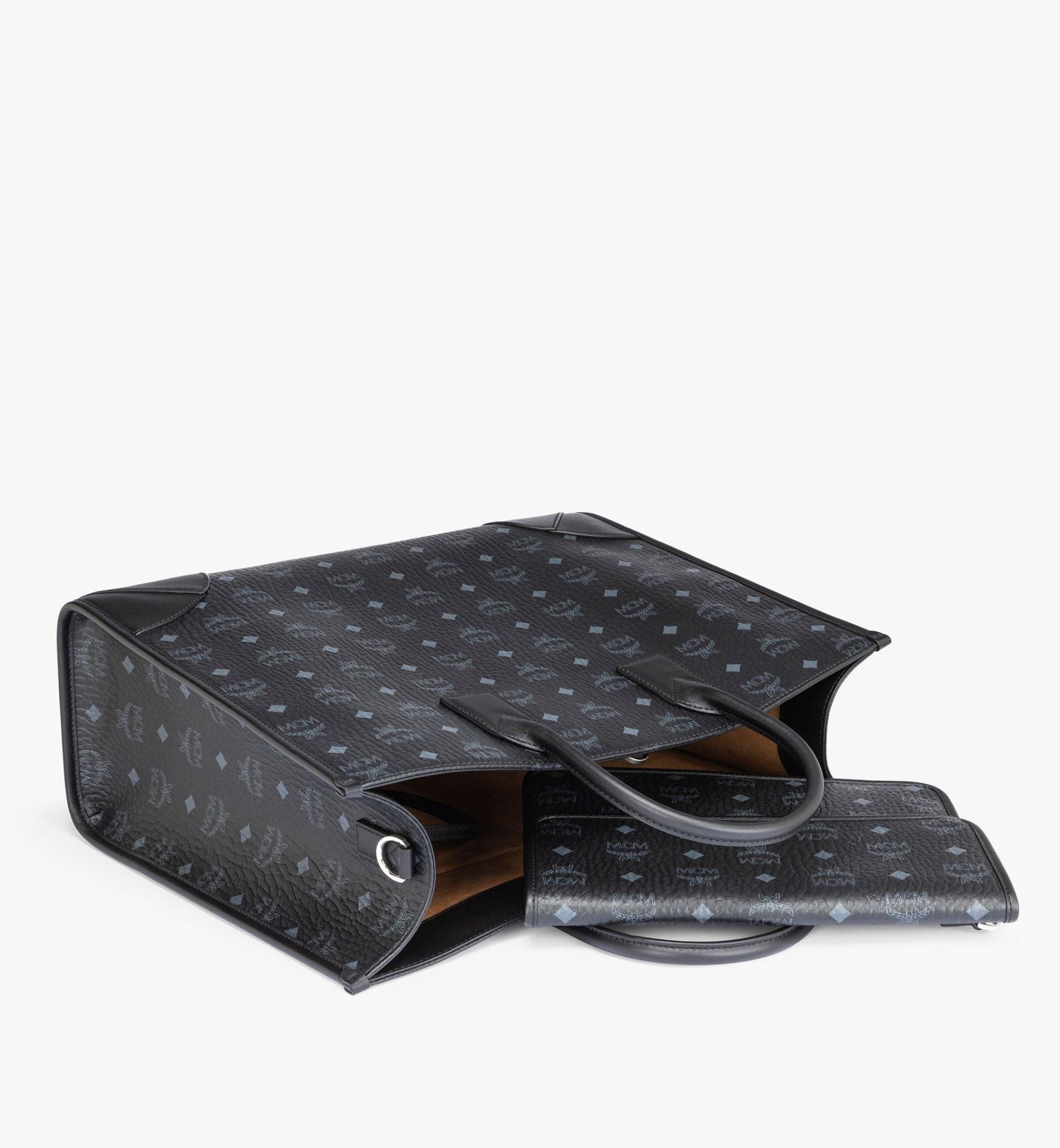  Túi MCM München Tote 'Black' 