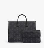  Túi MCM München Tote 'Black' 