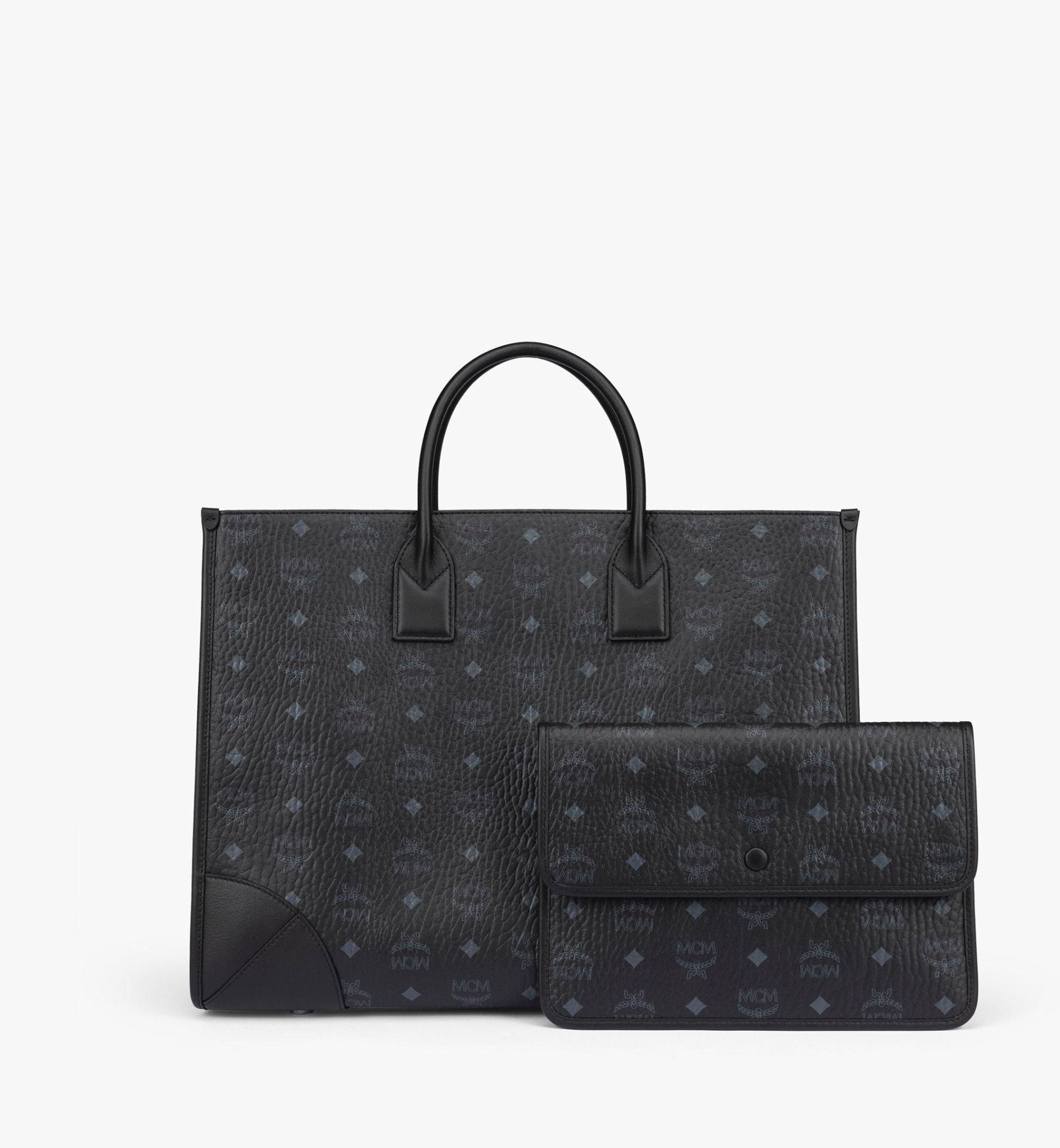  Túi MCM München Tote 'Black' 