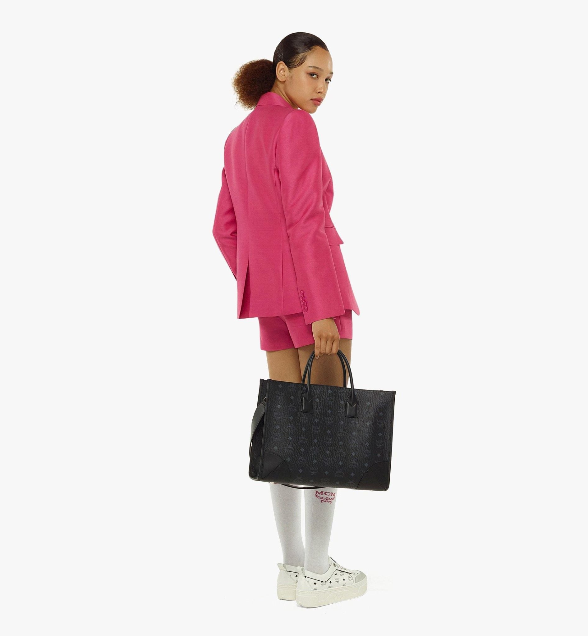  Túi MCM München Tote 'Black' 