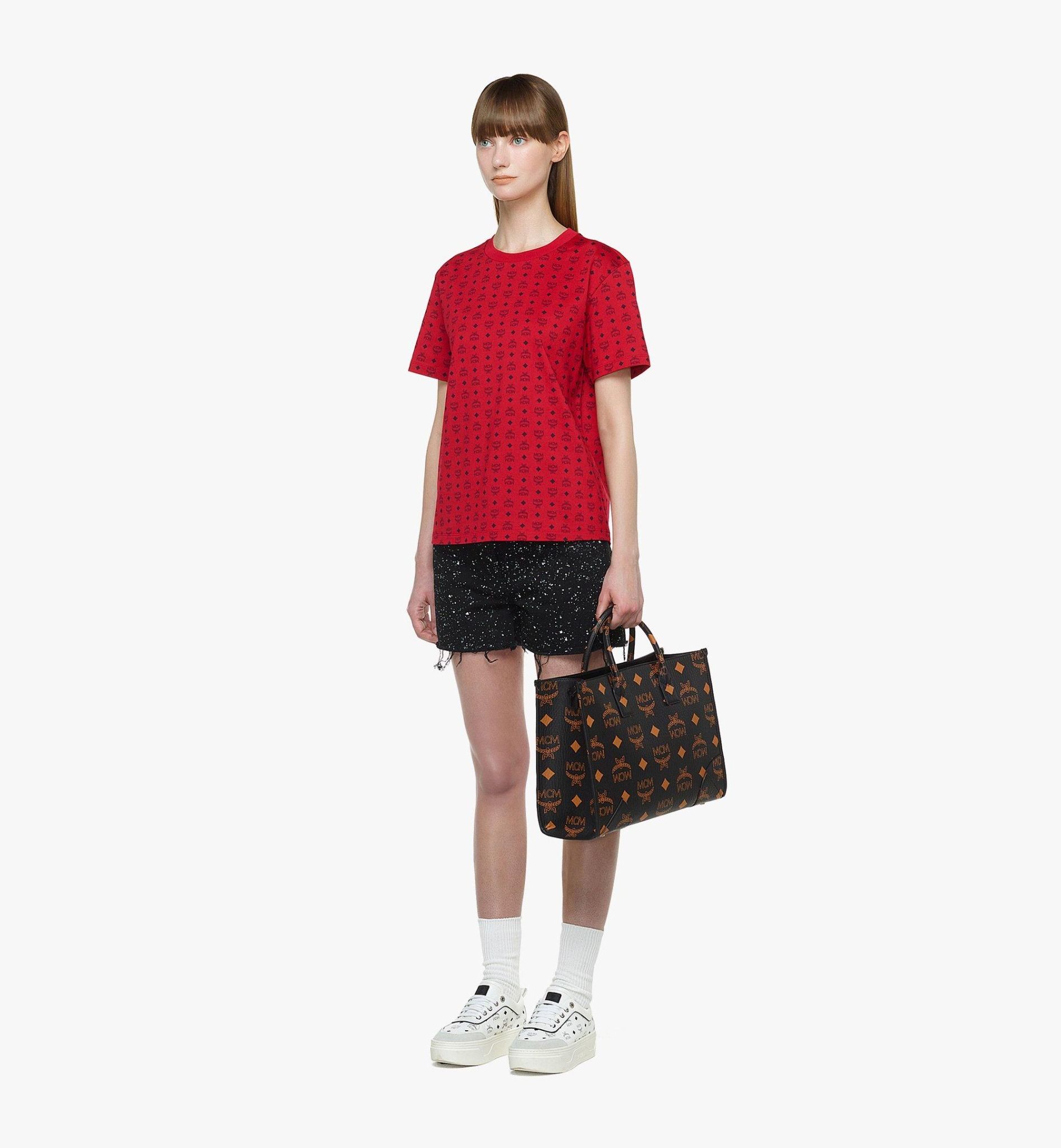  Túi MCM München Tote 'Black' 