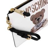  Túi Nữ Moschino Teddy Bear Clutch Bag 'White' 