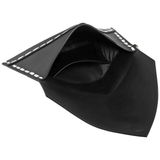  Túi Nữ Moschino Leather Envelope Logo Clutch Bag 'Black' 