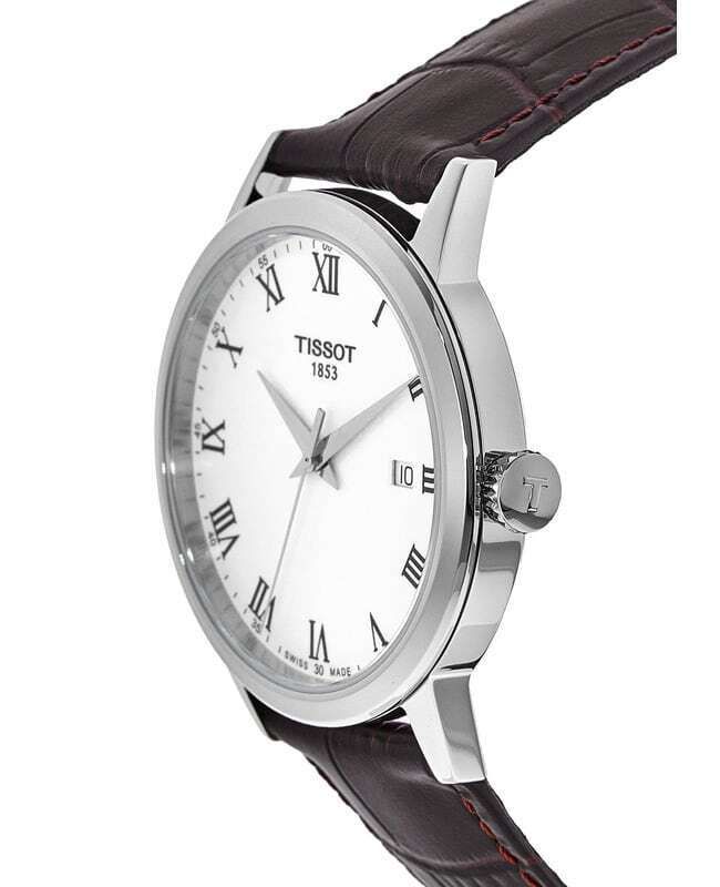  Đồng Hồ Nam Tissot T-Classic Quartz 'White' Dial 