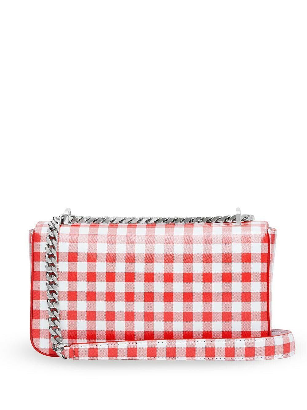  Túi Nữ Burberry Small Gingham Leather Lola Bag 'Red' 