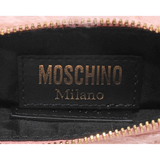  Túi Nữ Moschino Fur Logo Clutch Bag 'Pink' 