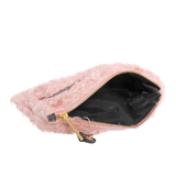  Túi Nữ Moschino Fur Logo Clutch Bag 'Pink' 