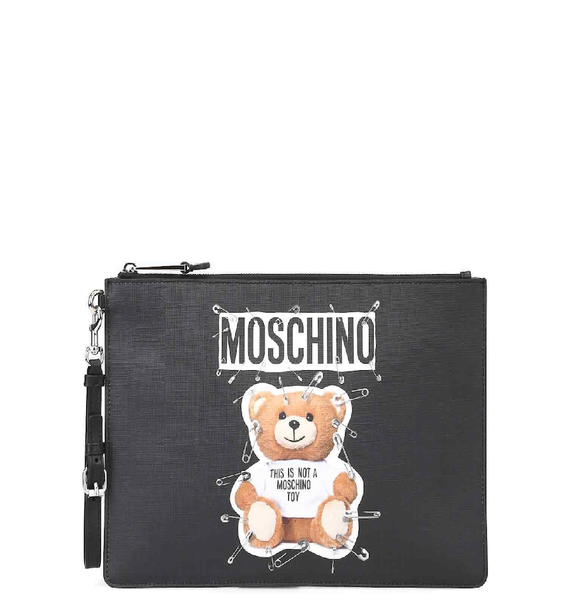  Túi Nữ Moschino Teddy Bear Clutch 'Black' 