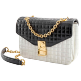  Túi Nữ Celine Medium C In Quilted Calfskin 'Black White' 