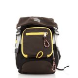  Balo Nam Burberry Logo Print Nylon Leo Belt Pack 'Dark Grey' 
