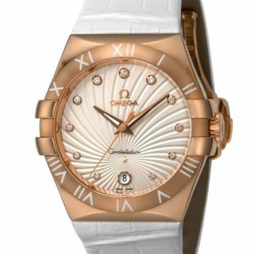  Đồng Hồ Omega Constellation 18kt Rose Gold Ladies 