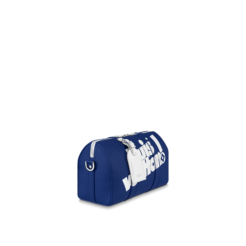  Túi Nam Louis Vuitton Nam City Keepall 'Blue Leather' 