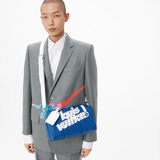  Túi Nam Louis Vuitton Nam City Keepall 'Blue Leather' 