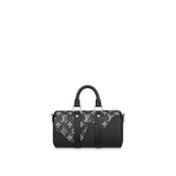  Túi Nam Louis Vuitton Keepall XS 'Black Monogram Denim' 