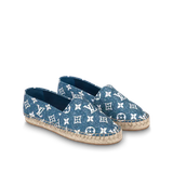  Giày Nữ Louis Vuitton Starboard Flat Espadrilles 'Navy Blue' 
