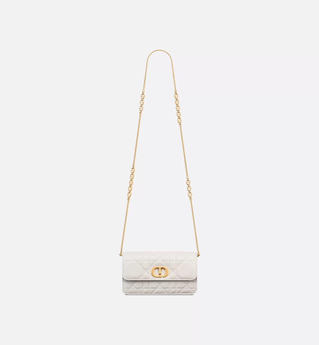  Túi Nữ Dior Miss Caro Pouch Chain 'White' 