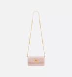 Túi Nữ Dior Miss Caro Pouch Chain 'Powder Pink' 