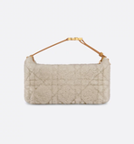  Túi Nữ Dior Medium Travel Nomad Pouch 'Ecru Cannage' 