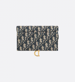  Túi Nữ Dior Small Saddle Pouch Chain 'Blue Dior' 