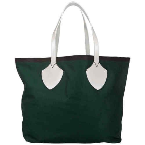  Túi Nữ Burberry Dark Racing The Giant Tote Bag 'Green' 