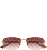  Kính Gucci Sunglasses 'Pink Gold' 