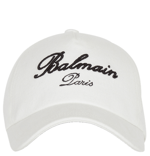  Mũ Balmain Signature Cap 'White' 