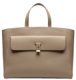  Túi Nữ Bally Lock Me Tote Bag 'Taupe' 